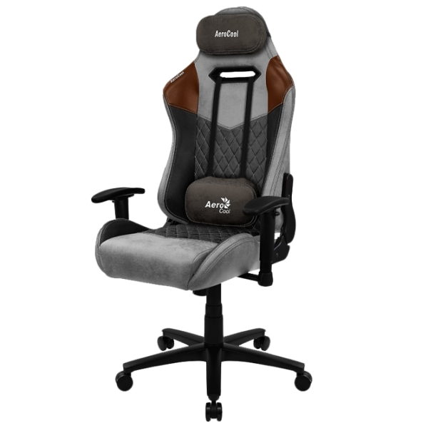 Scaun Gaming AeroCool Duke Tan Grey photo 7 Scaun Gaming AeroCool Duke Tan Grey photo 7