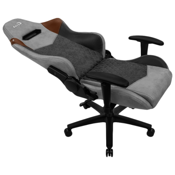Scaun Gaming AeroCool Duke Tan Grey photo 9 Scaun Gaming AeroCool Duke Tan Grey photo 9