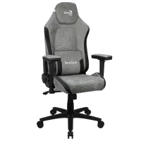 Scaun Gaming AeroCool Crown AeroSuede Stone Grey photo 3