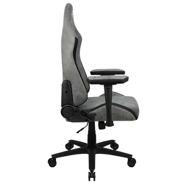 Scaun Gaming AeroCool Crown AeroSuede Stone Grey photo 4 Scaun Gaming AeroCool Crown AeroSuede Stone Grey photo 4