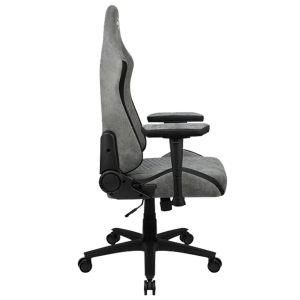 Scaun Gaming AeroCool Crown AeroSuede Stone Grey photo 4 Scaun Gaming AeroCool Crown AeroSuede Stone Grey photo 4