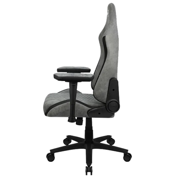 Scaun Gaming AeroCool Crown AeroSuede Stone Grey photo 5 Scaun Gaming AeroCool Crown AeroSuede Stone Grey photo 5