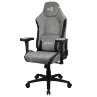 Scaun Gaming AeroCool Crown AeroSuede Stone Grey photo 6