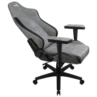 Scaun Gaming AeroCool Crown AeroSuede Stone Grey photo 8