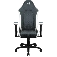 Scaun Gaming AeroCool Crown AeroSuede Steel Blue photo 2