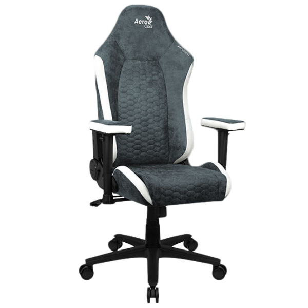 Scaun Gaming AeroCool Crown AeroSuede Steel Blue photo 3 Scaun Gaming AeroCool Crown AeroSuede Steel Blue photo 3
