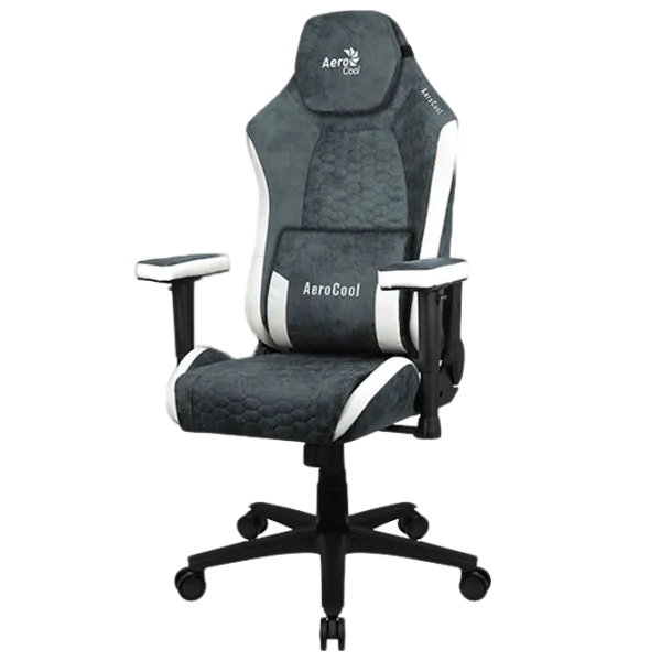 Scaun Gaming AeroCool Crown AeroSuede Steel Blue photo 6 Scaun Gaming AeroCool Crown AeroSuede Steel Blue photo 6