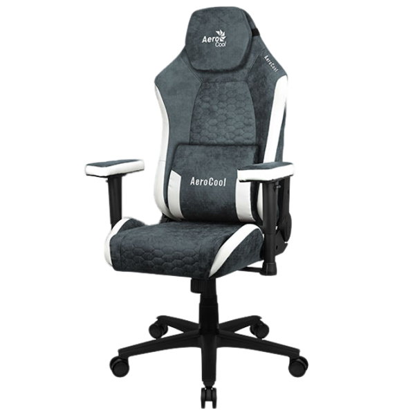 Scaun Gaming AeroCool Crown AeroSuede Steel Blue photo 6 Scaun Gaming AeroCool Crown AeroSuede Steel Blue photo 6