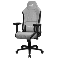 Scaun Gaming AeroCool Crown AeroWeave Ash Grey photo 5