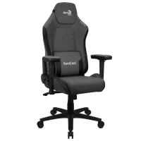 Scaun Gaming AeroCool Crown AeroSuede Ash Black photo 2
