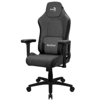 Scaun Gaming AeroCool Crown AeroSuede Ash Black photo 5