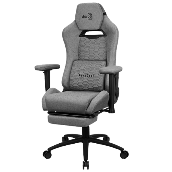 Scaun Gaming AeroCool Royal Ash Grey photo 3 Scaun Gaming AeroCool Royal Ash Grey photo 3