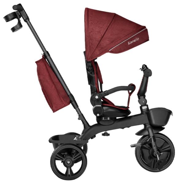 Triciclu Lionelo Kori 25 kg/ Burgundy photo 2