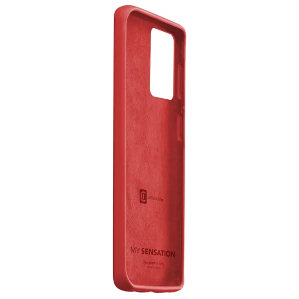 Husă pentru smartphone Samsung Galaxy A53 Cellularline/ Back/ Soft/ Red photo 3