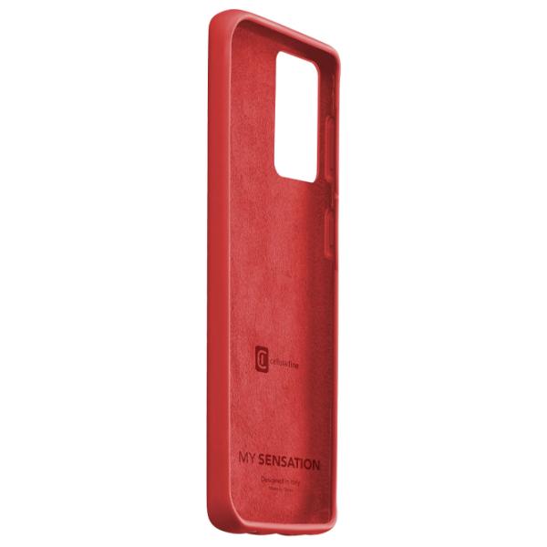 Husă pentru smartphone Samsung Galaxy A53 Cellularline/ Back/ Soft/ Red photo 3