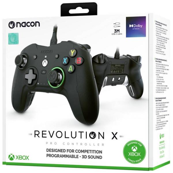 Геймпад Nacon Revolution X (Xbox Series S) Черный Проводная/ 17 buttons/ Черный photo 8