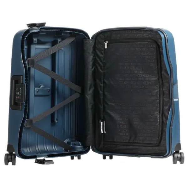 Valiză Samsonite S'Cure Eco 128014/ 1598 102 l/ Blue photo 6 Valiză Samsonite S'Cure Eco 128014/ 1598 102 l/ Blue photo 6
