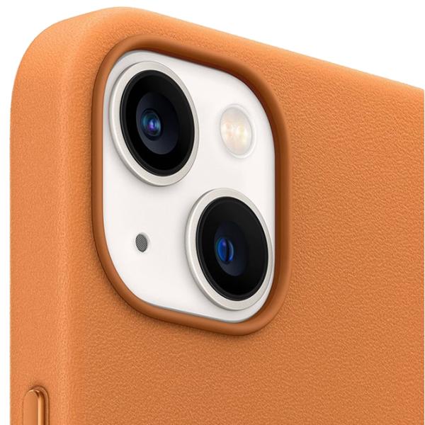 Husă pentru smartphone Apple iPhone 13 mini Apple/ MagSafe/ Piele/ Gold Brown photo 3 Husă pentru smartphone Apple iPhone 13 mini Apple/ MagSafe/ Piele/ Gold Brown photo 3