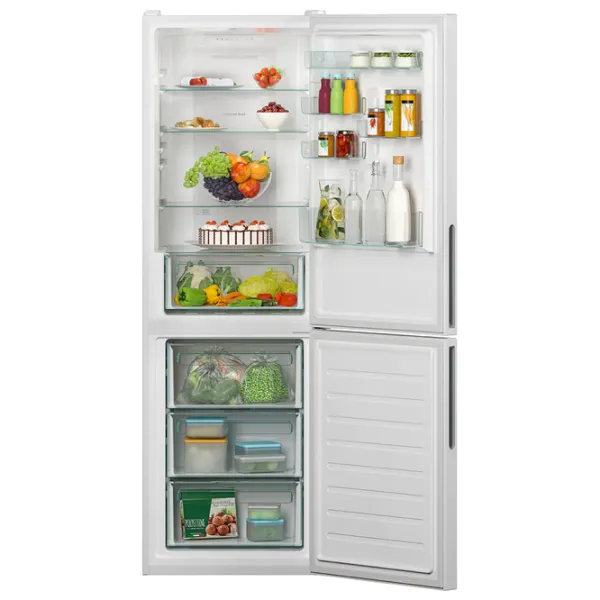 Frigider Candy CCE3T618FW cu congelator jos 342 l / 185 cm / White photo 5