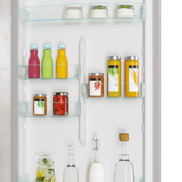 Frigider Candy CCE4T620ES cu congelator jos 377 l / 200 cm / Silver photo 8