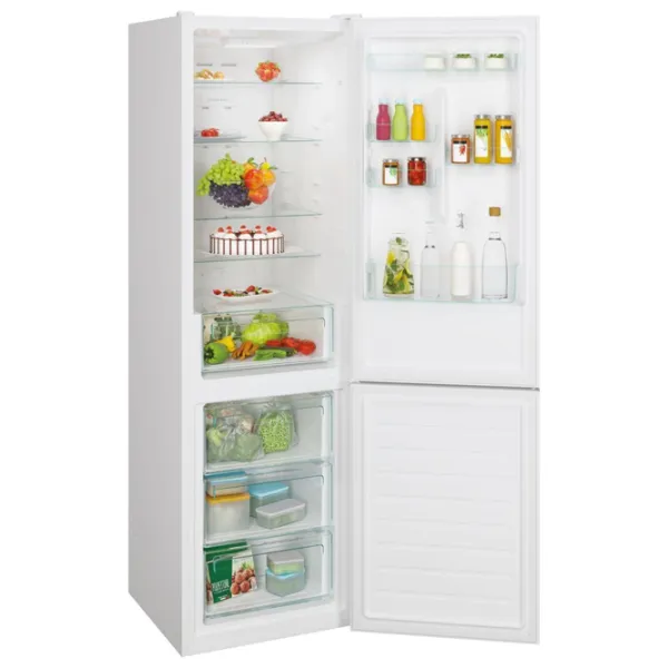 Frigider Candy CCE3T620FW cu congelator jos 377 l / 200 cm / White photo 5