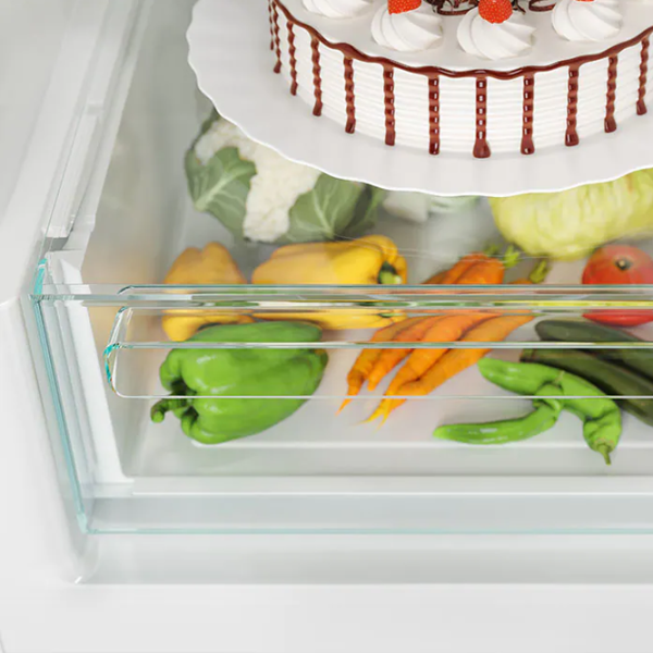 Frigider Candy CCE4T618ES cu congelator jos 341 l / 185 cm / Silver photo 7