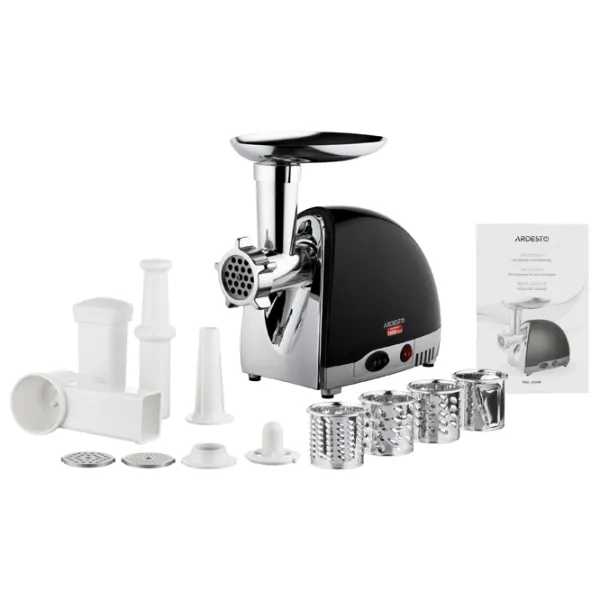 Mașină de tocat carne Ardesto MGL-2250R 1800 W/ 2 kg/ min/ Black photo 3
