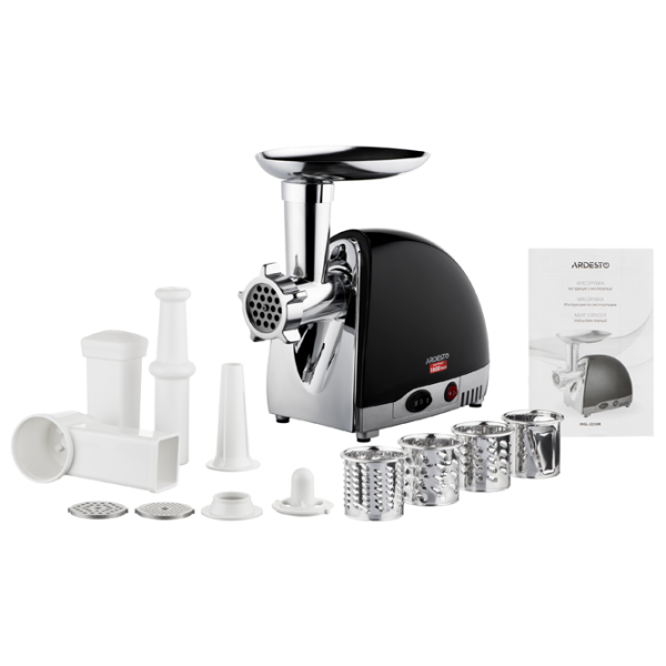 Mașină de tocat carne Ardesto MGL-2250R 1800 W/ 2 kg/ min/ Black photo 3