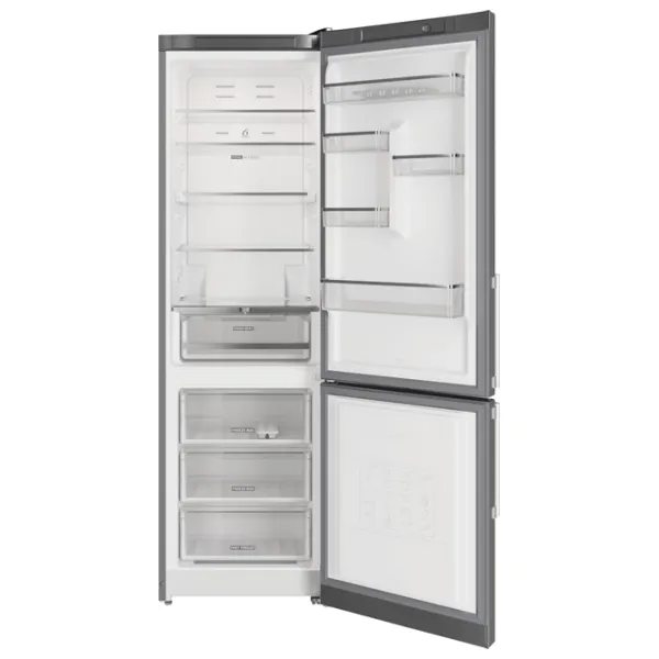 Frigider Whirlpool WTS 7201 MX cu congelator jos 322 l / 196 cm / Inox photo 4