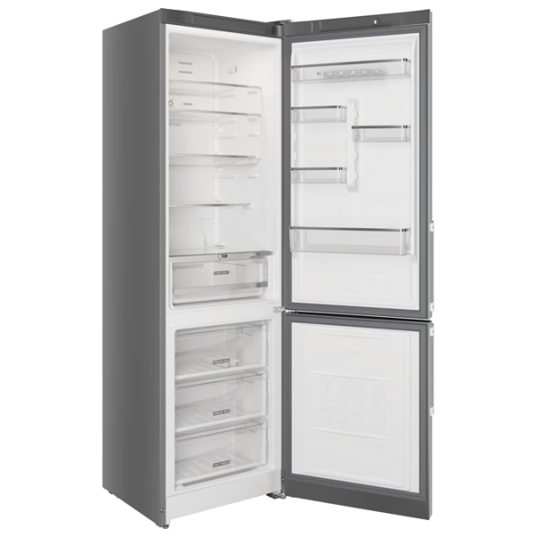 Frigider Whirlpool WTS 7201 MX cu congelator jos 322 l / 196 cm / Inox photo 5