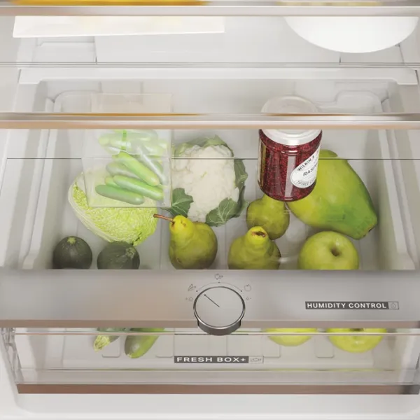 Frigider Whirlpool WTS 7201 MX cu congelator jos 322 l / 196 cm / Inox photo 8