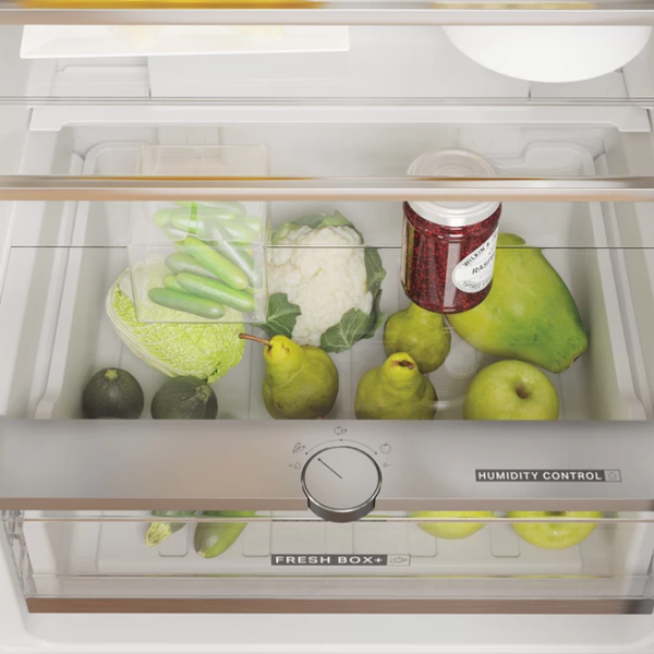 Frigider Whirlpool WTS 7201 MX cu congelator jos 322 l / 196 cm / Inox photo 8