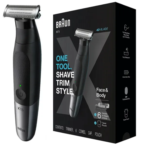 Триммер Braun XT5200 Черный photo 6