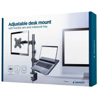 Suport pentru monitor Gembird MA-DA-02 VESA 100 x 100 mm/ Black photo 5