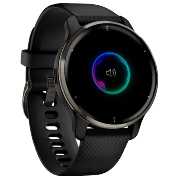 Умные часы Garmin Venu 2S Plus 1.3"/ 010-02496-11/ Серебристый Черный photo 2