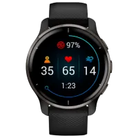 Умные часы Garmin Venu 2S Plus 1.3"/ 010-02496-11/ Серебристый Черный photo 4