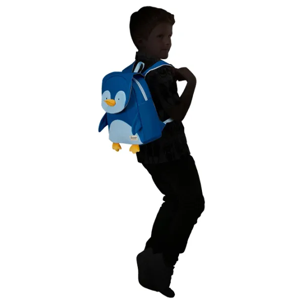 Ghiozdan pentru copii Samsonite Happy Sammies Eco Pinguinul Peter S+ Blue  / Blue / 7.5l photo 5