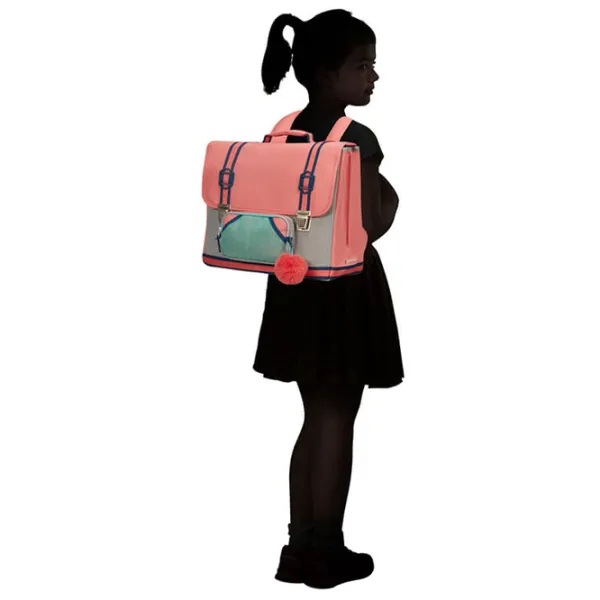 Ghiozdan pentru copii Samsonite Sam School Spirit Bubble Gum M Pink  / Gray Pink / 15l photo 6
