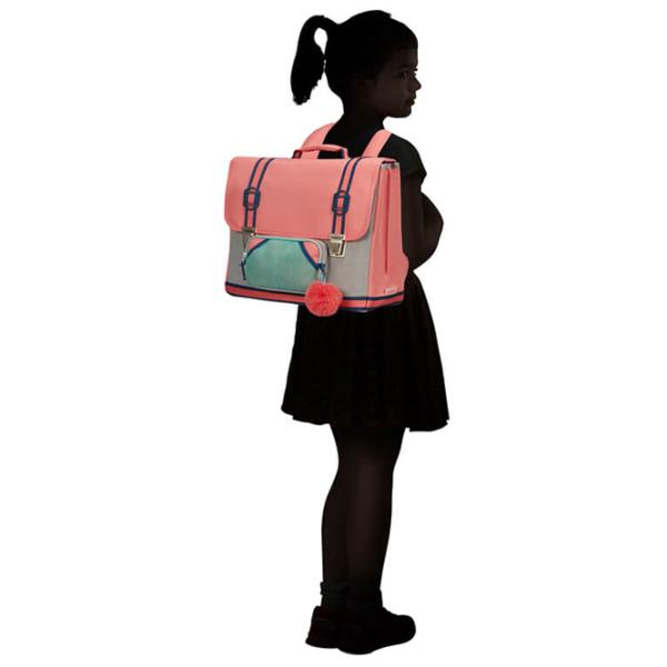 Ghiozdan pentru copii Samsonite Sam School Spirit Bubble Gum M Pink  / Gray Pink / 15l photo 6