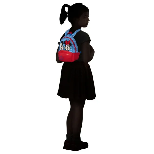 Ghiozdan pentru copii Samsonite Disney Ultimate 2.0 Minnie-Mickey S Blue  / Red Blue / 7l photo 7