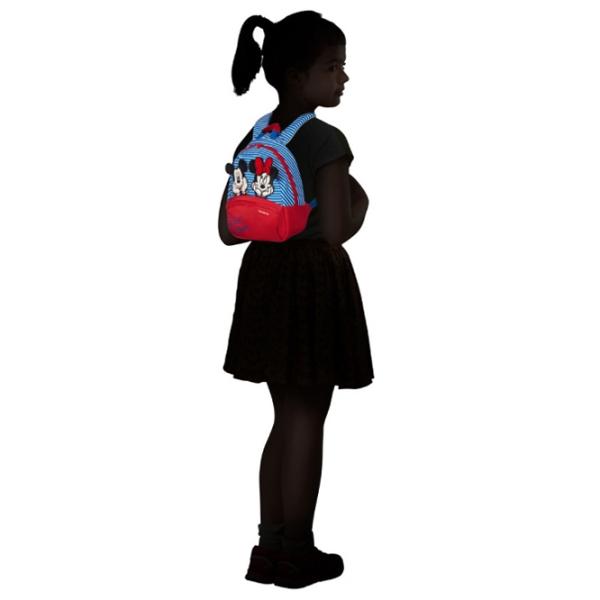 Ghiozdan pentru copii Samsonite Disney Ultimate 2.0 Minnie-Mickey S Blue  / Red Blue / 7l photo 7