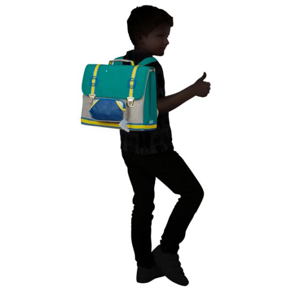 Рюкзак для детей Samsonite Sam School Spirit Lemon Fields M Зеленый  / Серый Зеленый / 15л photo 5 Рюкзак для детей Samsonite Sam School Spirit Lemon Fields M Зеленый  / Серый Зеленый / 15л photo 5