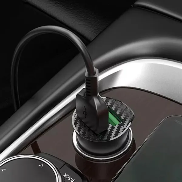 Încărcător auto Hoco Z39 Black photo 5