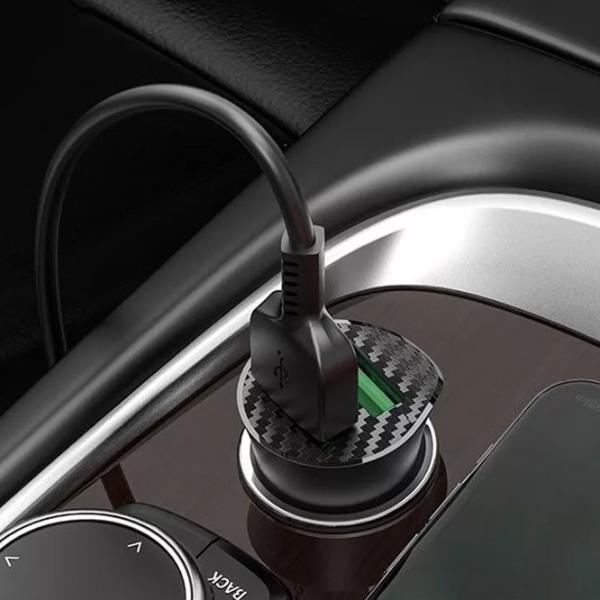 Încărcător auto Hoco Z39 Black photo 5
