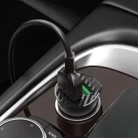 Încărcător auto Hoco Z39 Black photo 5