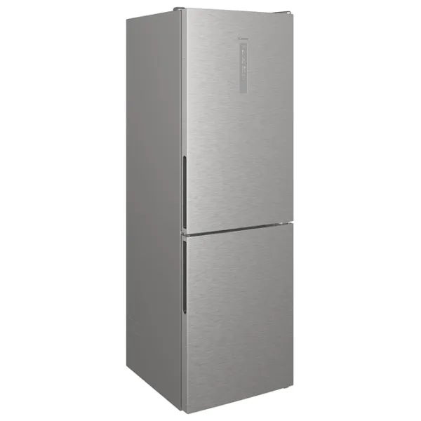 Frigider Candy CCE7T618EX cu congelator jos 341 l / 185 cm / Inox photo 2