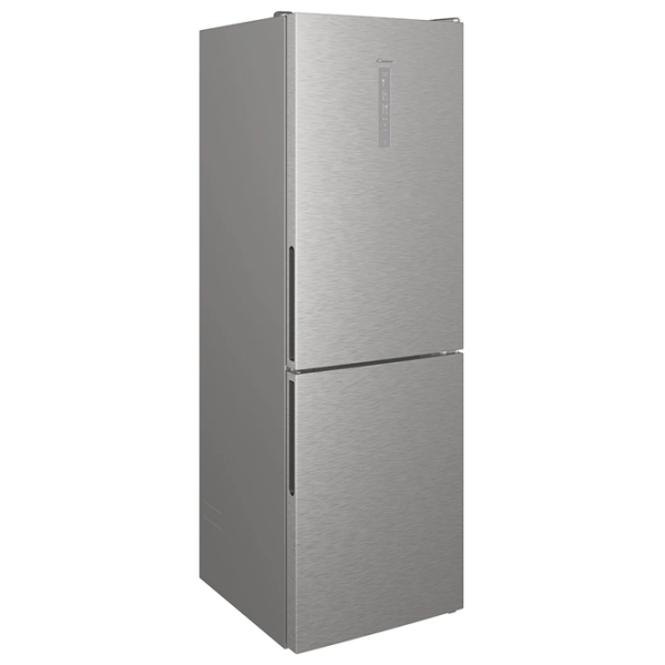 Frigider Candy CCE7T618EX cu congelator jos 341 l / 185 cm / Inox photo 2