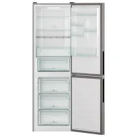 Frigider Candy CCE7T618EX cu congelator jos 341 l / 185 cm / Inox photo 4