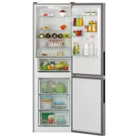Frigider Candy CCE7T618EX cu congelator jos 341 l / 185 cm / Inox photo 5