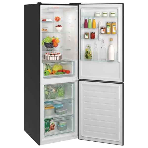 Frigider Candy CCE3T618FB cu congelator jos 342 l / 185 cm / Black photo 3